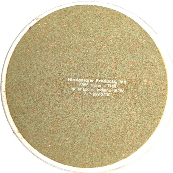 Vtg CoasterStone Sandstone Flower Coasters Set of 4 in Box Floral 4.25" diameter - Picture 11 of 14